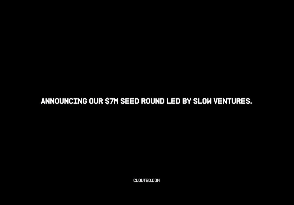Clouted launch video cover